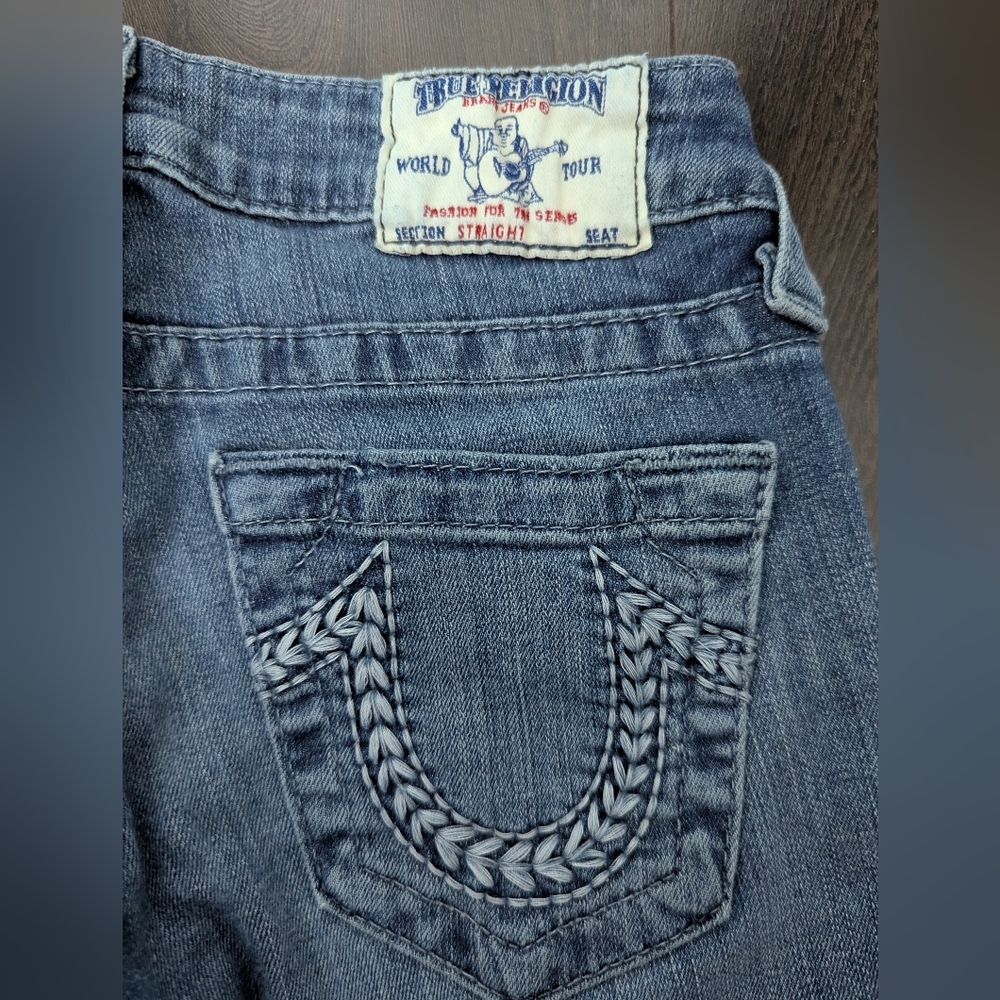 True Religion Straight Leg Low-rise Jeans